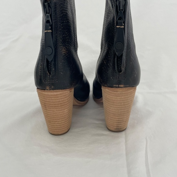 Rag & Bone brown leather bootie size 39 - Picture 7 of 8